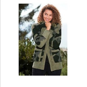 Barefoot Dreams Cozychic Camo Cardigan